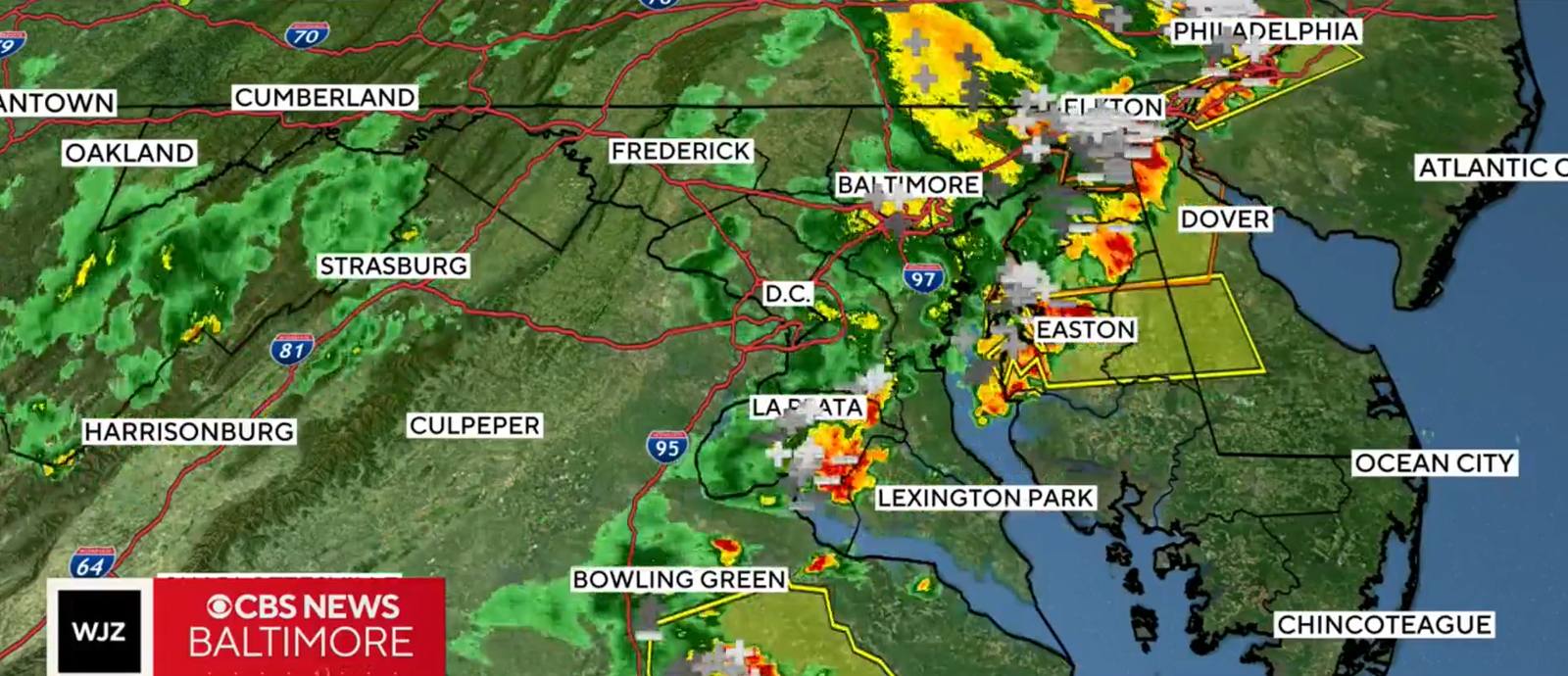 Damaging Maryland storms knock out power, take down trees and power lines